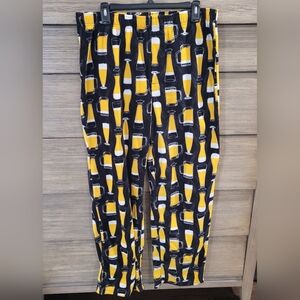 Mens Beer Glass Pajama Bottoms